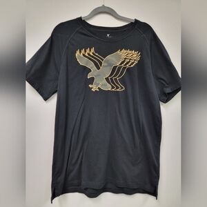 American Eagle men's logo tee Large